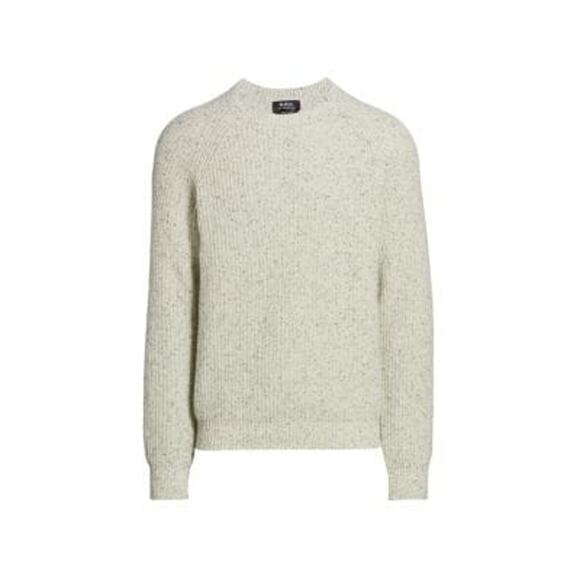 A.P.C. Ludo Rib-Knit Crew Neck Sweater Heather - XL - Picture 1 of 6